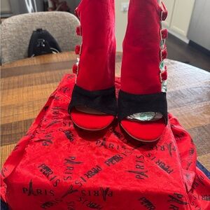 Red and Black Women's Shoes